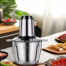 Load image into Gallery viewer, 300W Stainless Steel Electric meat Chopper 2-3L