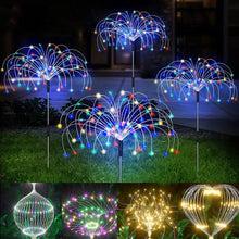 Load image into Gallery viewer, Solar Firework outdoor Lights Solar Lamp