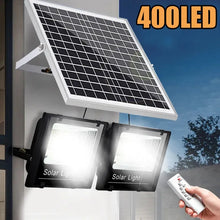 Load image into Gallery viewer, 2head Led Solar Light High bright Flood Light Waterproof Outdoor lights