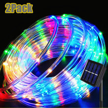 Load image into Gallery viewer, 32m Solar Powered Rope Strip Lights garden lights
