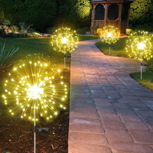 Load image into Gallery viewer, Solar Firework outdoor Lights Solar Lamp