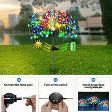 Load image into Gallery viewer, LED Solar Firework Fairy Lights Outdoor garden lights