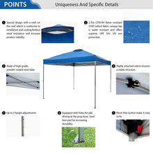 Load image into Gallery viewer, - Tent Straight Legs for Outside with Wheeled Bag - Blue