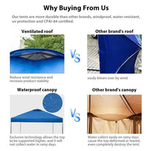 Load image into Gallery viewer, - Tent Straight Legs for Outside with Wheeled Bag - Blue