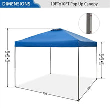 Load image into Gallery viewer, - Tent Straight Legs for Outside with Wheeled Bag - Blue