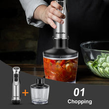 Load image into Gallery viewer, BioloMix 4 in 1 High Power 1200W Immersion Hand Stick Blender
