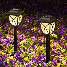Load image into Gallery viewer, 8 Pack Solar Yard Lights Bright Lawn Lights Outdoor Waterproof Led Solar garden lights
