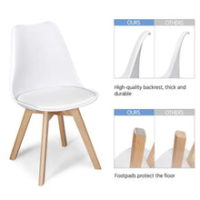 Load image into Gallery viewer, Mid-Century Modern Padded Dining Chairs
