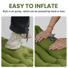 Load image into Gallery viewer, Outdoor Thicken Camping Mattress Ultralight Inflatable Sleeping Pad bed
