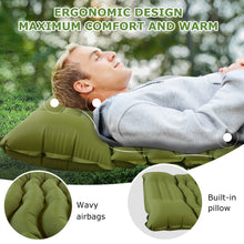 Load image into Gallery viewer, Outdoor Thicken Camping Mattress Ultralight Inflatable Sleeping Pad bed
