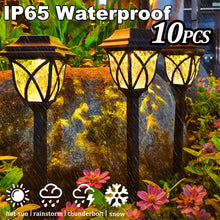Load image into Gallery viewer, 8 Pack Solar Yard Lights Bright Lawn Lights Outdoor Waterproof Led Solar garden lights
