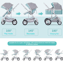 Load image into Gallery viewer, Lightweight Luxury Baby Stroller 2 in 1

