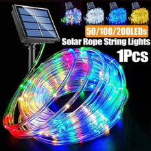 Load image into Gallery viewer, Outdoor Solar Tube Rope Led Lights
