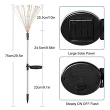 Load image into Gallery viewer, Solar Firework outdoor Lights Solar Lamp
