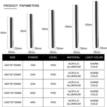 Load image into Gallery viewer, Outdoor lights Long Wall Lamp Waterproof LED
