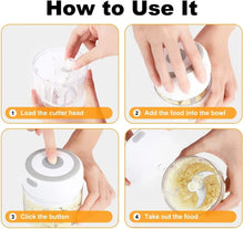 Load image into Gallery viewer, 100/250mL Electric Mini Food Chopper meat chopper
