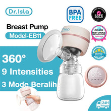 Load image into Gallery viewer, Dr.isla Automatic  Electric Breast Pump USB Chargable
