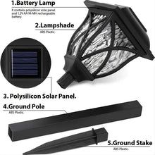 Load image into Gallery viewer, 8 Pack Solar Yard Lights Bright Lawn Lights Outdoor Waterproof Led Solar garden lights
