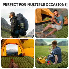 Load image into Gallery viewer, Outdoor Thicken Camping Mattress Ultralight Inflatable Sleeping Pad bed
