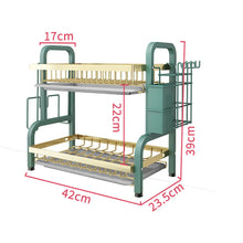 Load image into Gallery viewer, Dish Drying Rack 2-Tier dish drying rack
