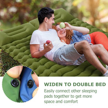 Load image into Gallery viewer, Outdoor Thicken Camping Mattress Ultralight Inflatable Sleeping Pad bed
