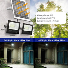 Load image into Gallery viewer, 2head Led Solar Light High bright Flood Light Waterproof Outdoor lights
