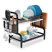 Load image into Gallery viewer, Dish Drying Rack 2-Tier dish drying rack
